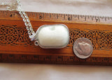 Glacierite Wire Wrapped Natural Stone Pendant Necklace