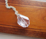 Harlequin Quartz Lepidocrocite Crystal Gemstone Pendant Necklace