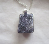 Lepidolite Natural Polished Gemstone Pendant Necklace