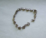 Vintage Sterling Silver Dainty Butterfly Bracelet