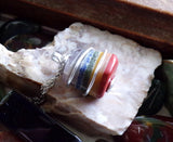 Rainbow Chakra Crystal Wire Wrapped Gemstone Pendant Necklace