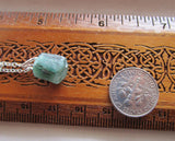 Green Emerald Natural Raw Gemstone Crystal Pendant Necklace