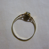 Vintage 18K Gold Black Onyx Ring Size 6.25