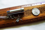 Keepsake Silver Cylinder Dragonfly Swarovski Crystal Pendant